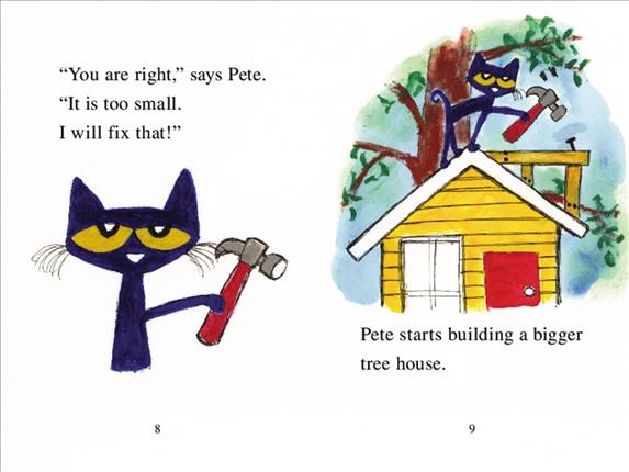 I Can Read! Pete The Cat and the Tip-Top Tree House - My First Reading