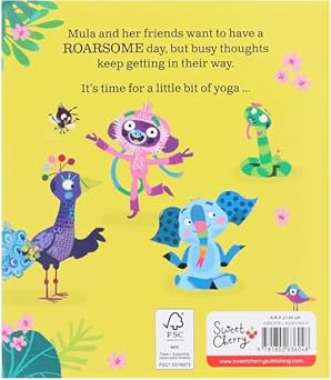 Mula and the Roarsome Day - A Fun Yoga Story (Mini Picture Book) - مولا واليوم الزئير - قصة يوغا ممتعة (كتاب صور مصغر)
