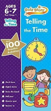 Gold Stars Telling the Time Ages 6-7 Key Stage 1 - Spectrawide Bookstore