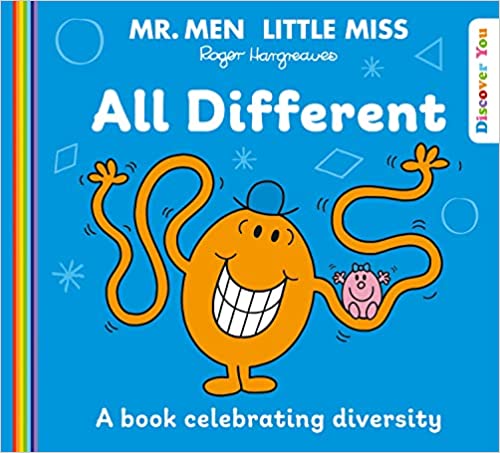 Mini Book - Mr. Men Little Miss - All Different - A Book Celebrating Diversity - كتاب صغير - السيد مان والآنسة الصغيرة - مختلفون جميعًا - كتاب يحتفي بالتنوع