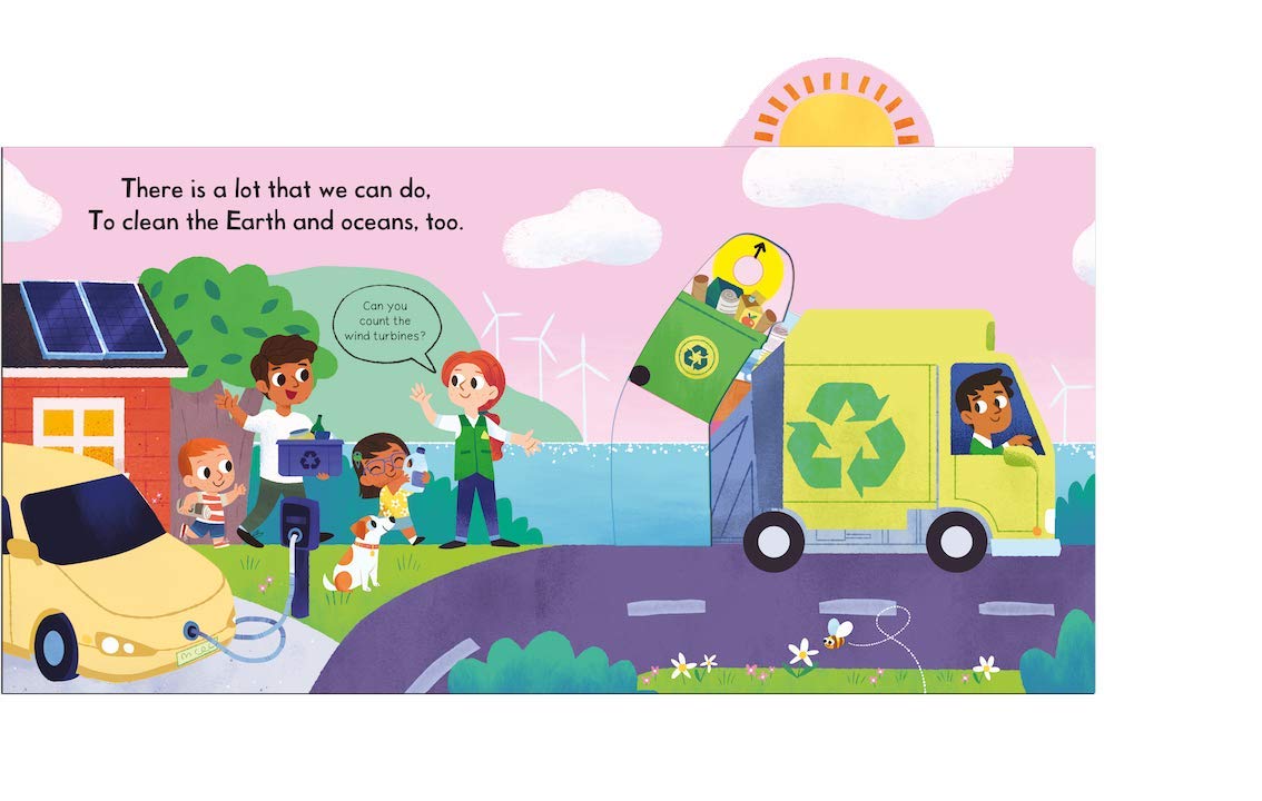 Busy Book: Recycle - Push Pull Slide - كتاب الأنشطة: أعد التدوير - ادفع اسحب حرك