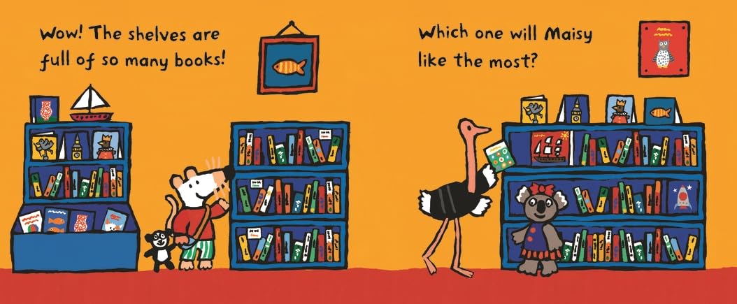 Maisy First Experiences Book: Maisy Goes To The Bookshop - مايسي تذهب للنوم