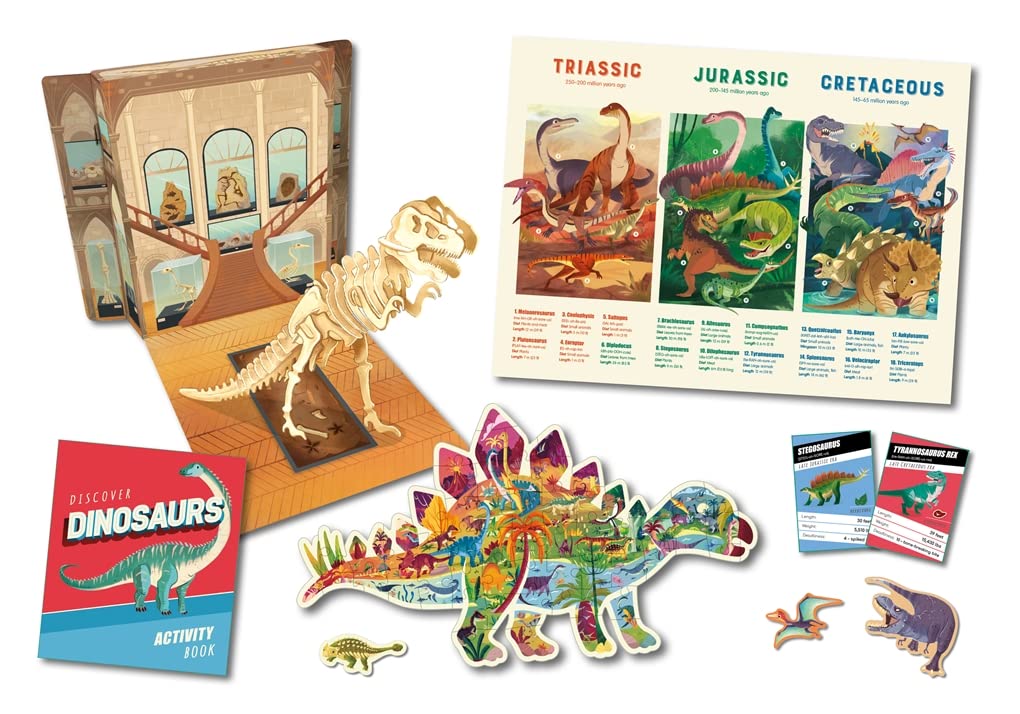 Discover Dinosaurs:  Big Ideas Learning Box - اكتشف الديناصورات: صندوق التعلم Big Ideas