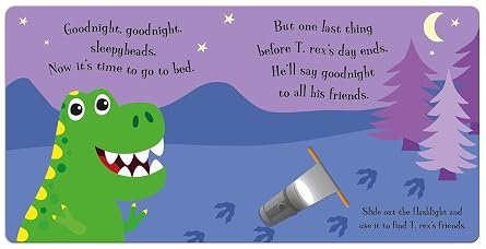 Goodnight T. rex: A Magical Flashlight Book