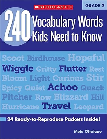 Scholastic Teaching Resources - 240 Vocabulary Words Kids Need to Know - Grade 2