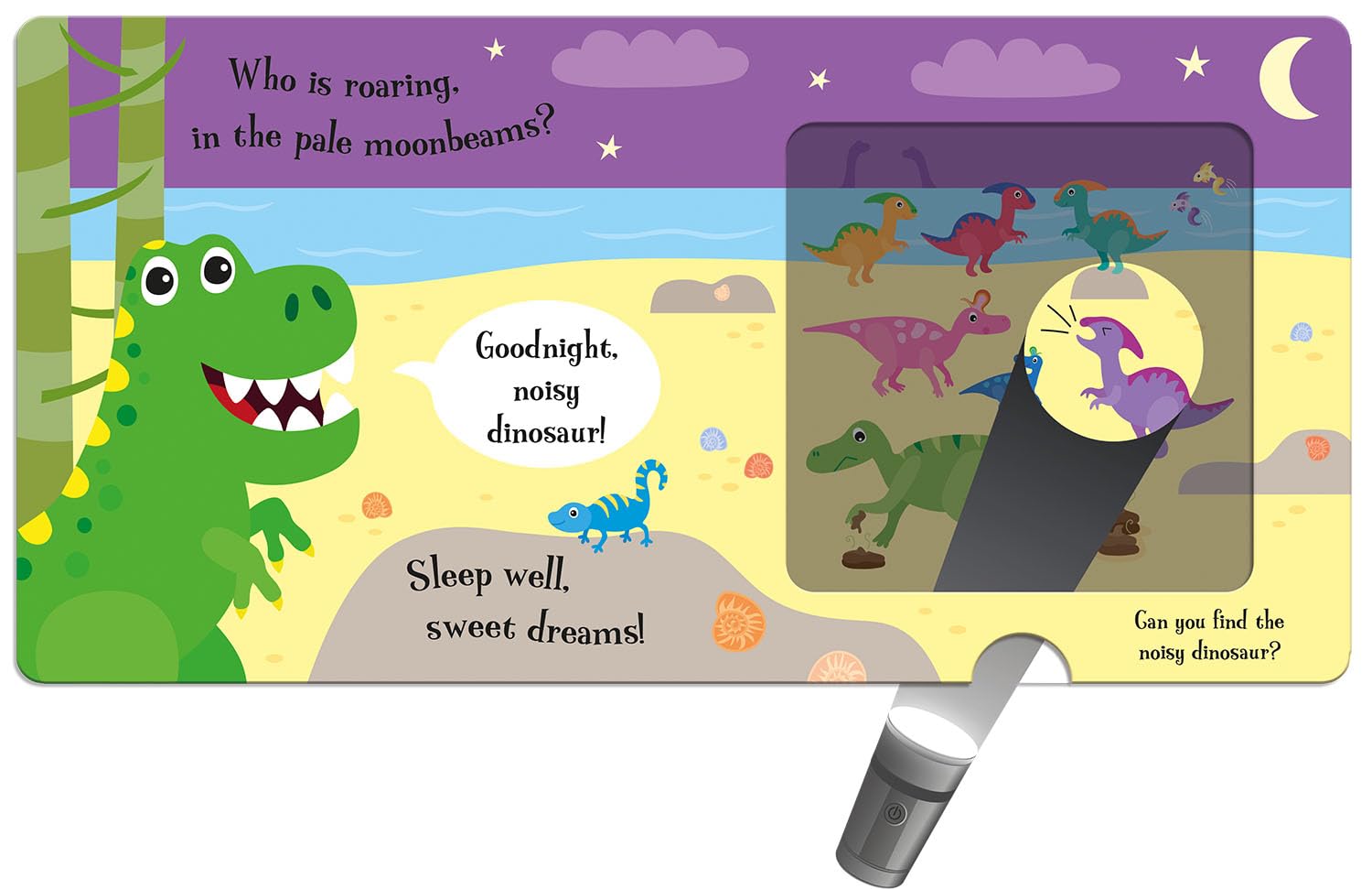 Goodnight T. rex: A Magical Flashlight Book