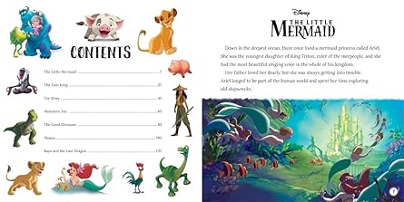 Disney 100th Years: 7 Days of Friendship Stories - Collection of Illustrated Tales (New Collection) - أميرات ديزني - مجموعة القصص المصورة