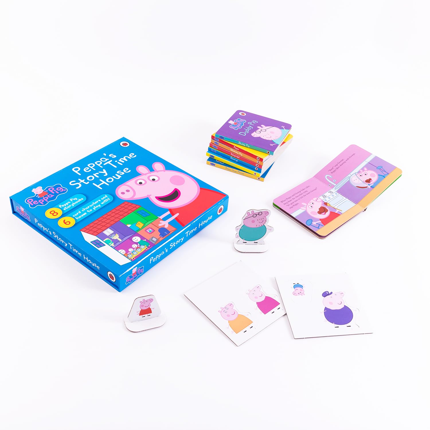 Peppa's Storytime House - Mini Boardbook - بيت حكايات بيبا - كتاب مقوى صغير