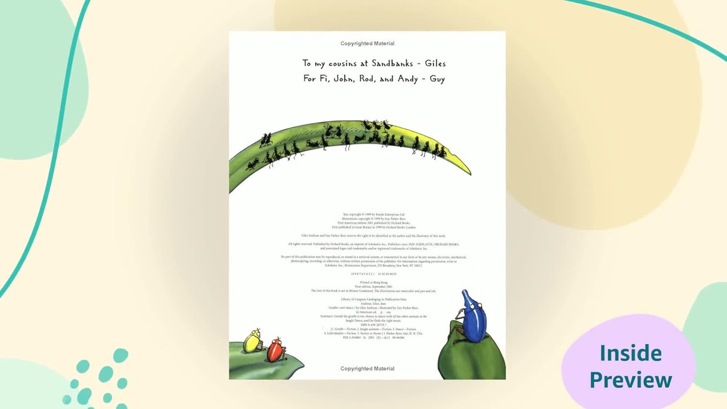 Giraffes Can't Dance - Picture Book - الزرافات لا تستطيع الرقص - كتاب مصور
