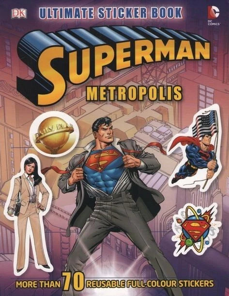 DK Ultimate Sticker Book SUPERMAN Metropolis - DC Comics