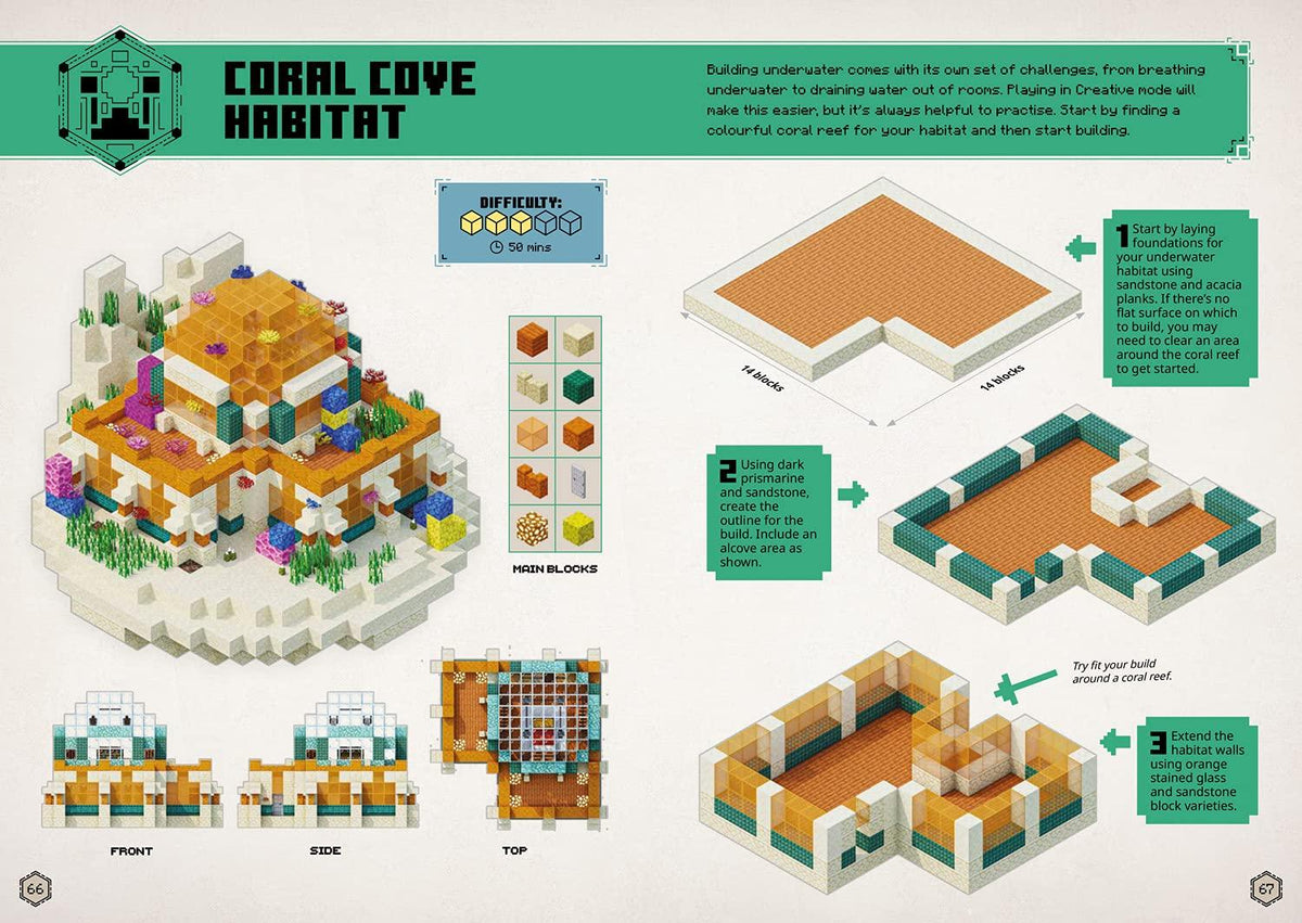 Minecraft Building Guide Dimensions Minecraft Building Handbook All New Official Minecraft Creative