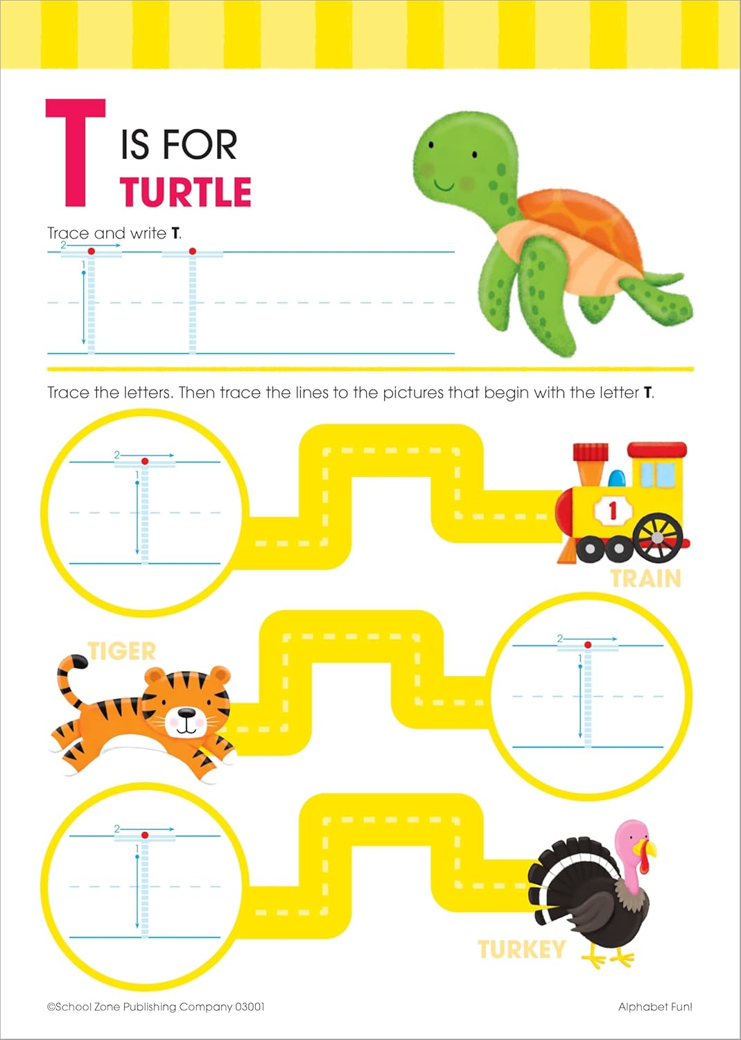 School Zone Alphabet Fun! Write & Reuse Ages 4-6