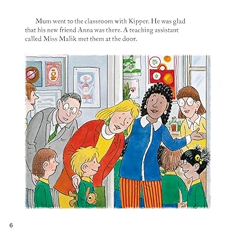 First Experiences with Biff, Chip And Kipper: Starting School (Picture Book - New Collection) - التجارب الأولى مع بيف، تشيب وكيبر: بدء الدراسة (كتاب مصور - مجموعة جديدة)