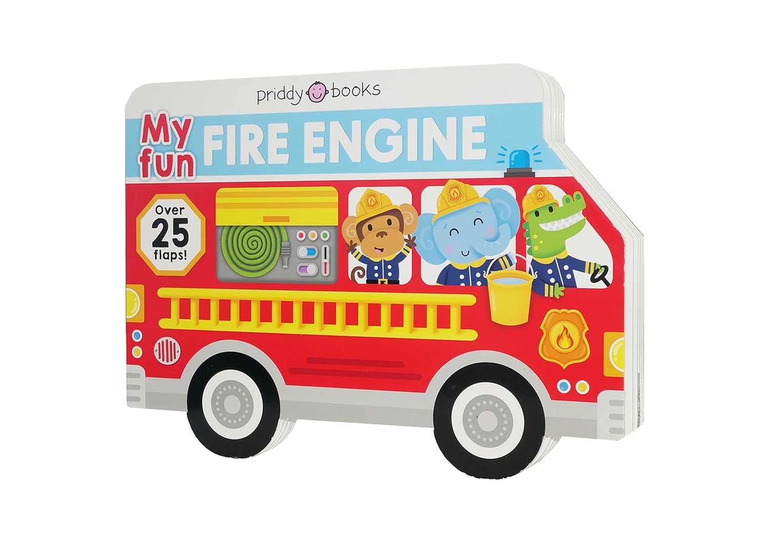 Priddy Books: My Fun Fire Engine - Lift-The-Flaps - Priddy Books: سيارة الإطفاء الممتعة الخاصة بي - ارفع الألسنة
