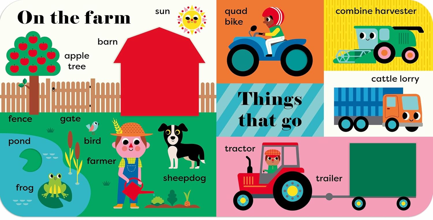 Baby Touch - الموسم - كتاب اللعب باللمس والملمس - كتاب اللوحة