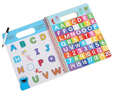 Sesame Street: Write And Wipe - ABC & 123