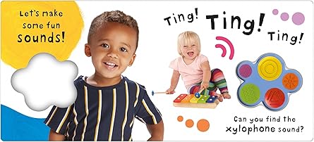 Priddy Books: See, Touch, Feel Noisy Book - Sound Book - كتب بريدي: انظر، المس، اشعر كتاب الأصوات - كتاب صوتي