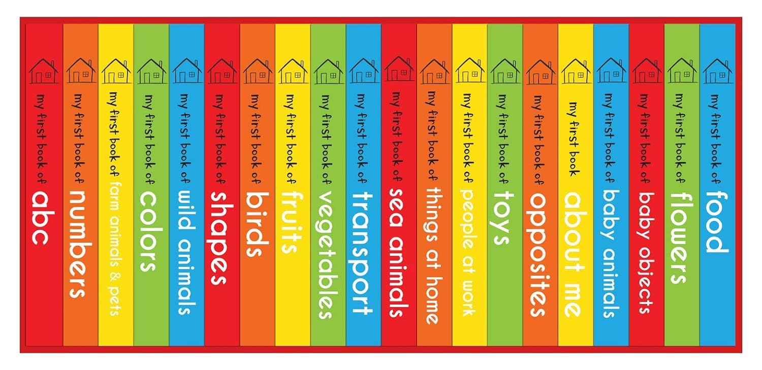 My First Complete Learning Library: Boxset of 20 Board Books عزيزي حديقة الحيوان: مكتبة صغيرة - كتاب مقوى