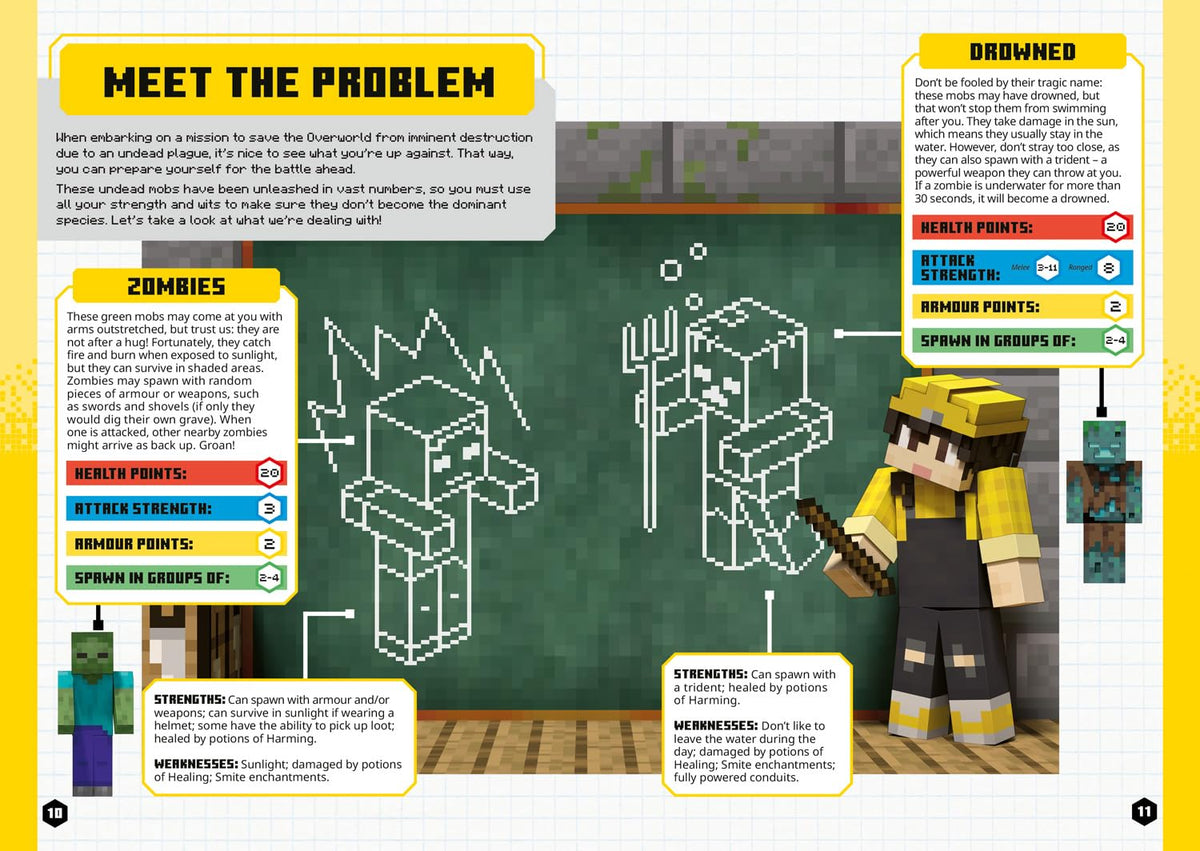 Minecraft Academy Zombie Outbreak