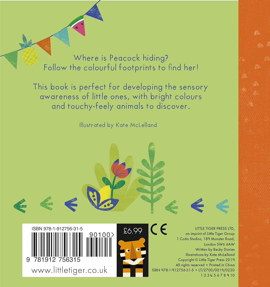 Where's My Peacock? - Touch And Feel Board Book