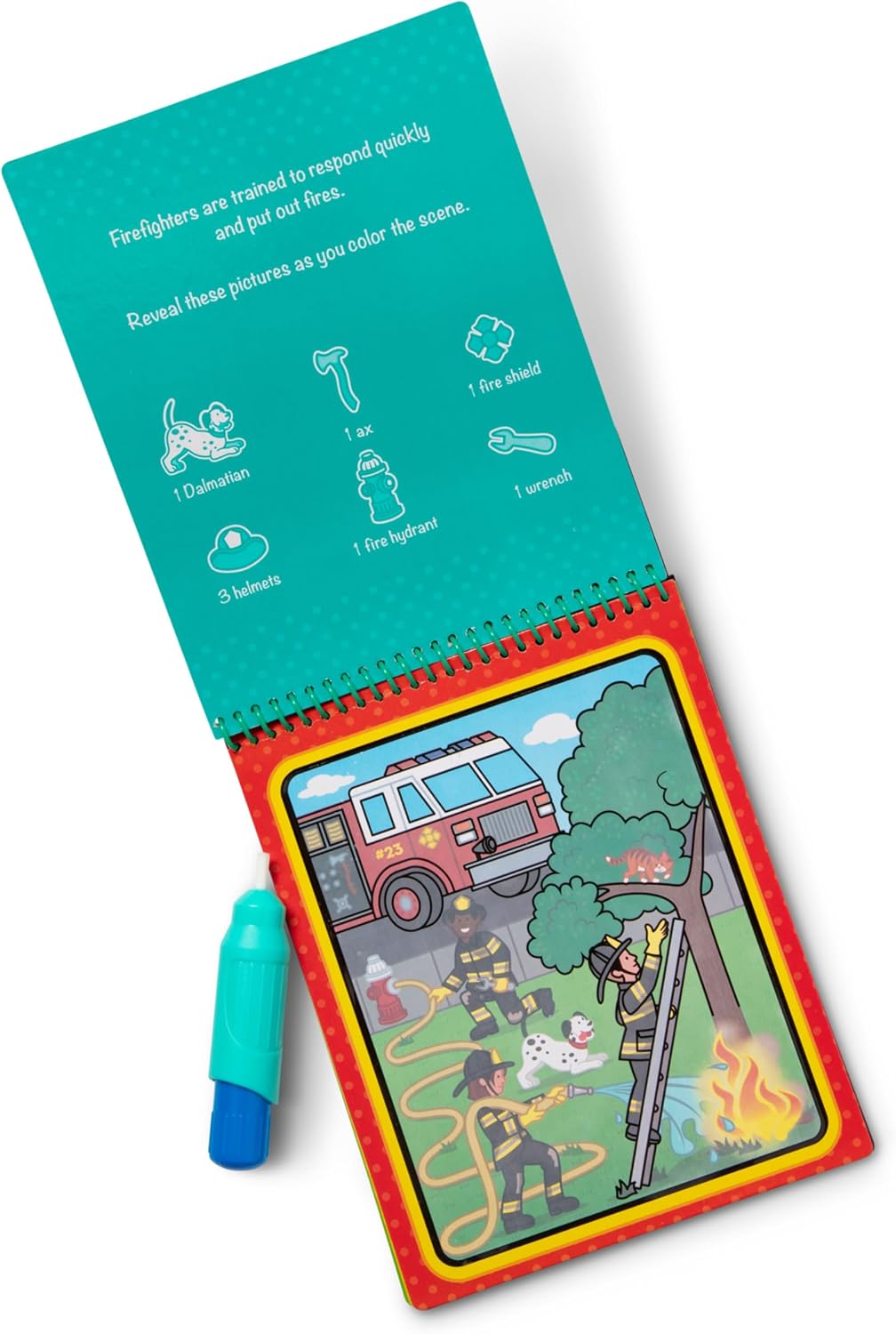 Melissa & Doug - Water Wow! On The Go  Reusable Water-Reveal Activity Pad - Occupations