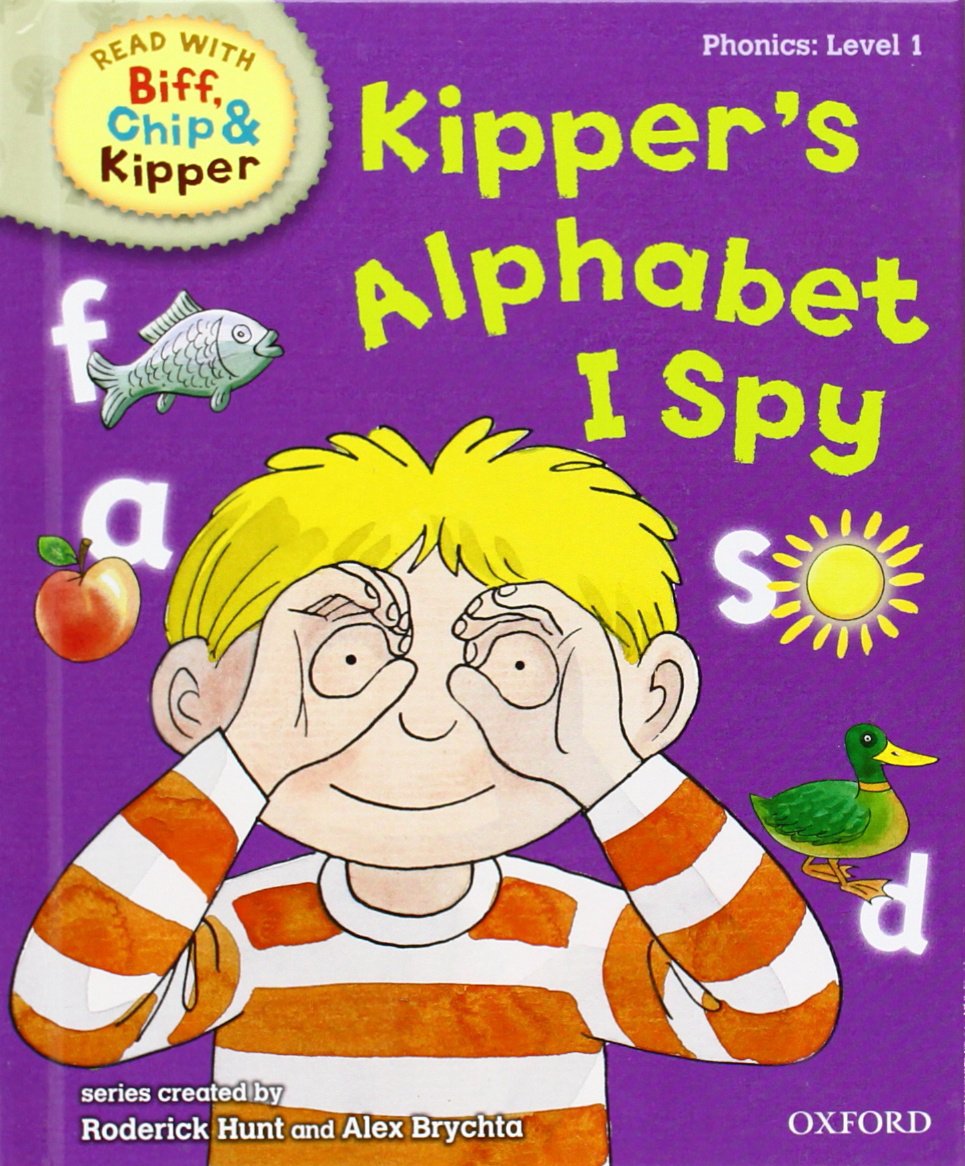 القراءة مع Biff وChip وKipper - المستوى الأول من الصوتيات - أبجدية Kipper التي أتجسس عليها 