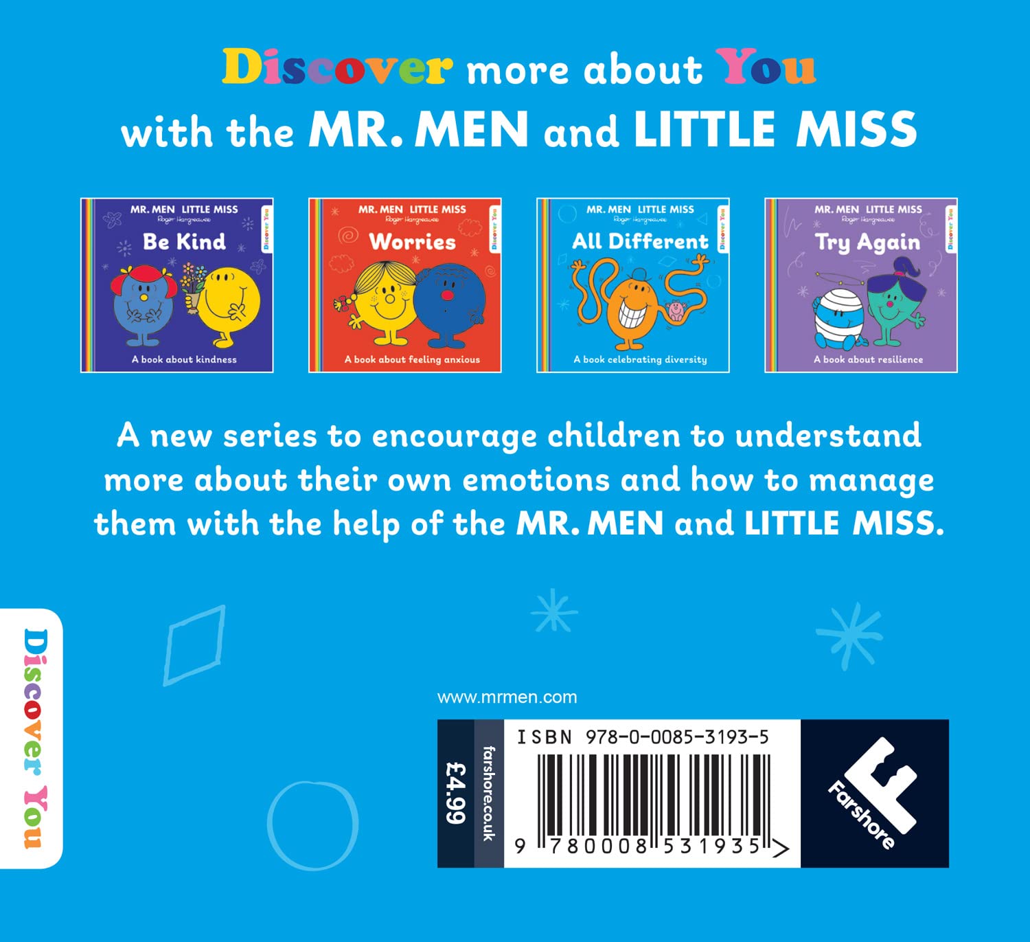 Mini Book - Mr. Men Little Miss - All Different - A Book Celebrating Diversity - كتاب صغير - السيد مان والآنسة الصغيرة - مختلفون جميعًا - كتاب يحتفي بالتنوع