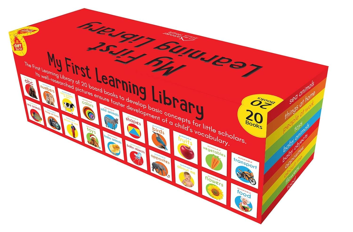 My First Complete Learning Library: Boxset of 20 Board Books عزيزي حديقة الحيوان: مكتبة صغيرة - كتاب مقوى