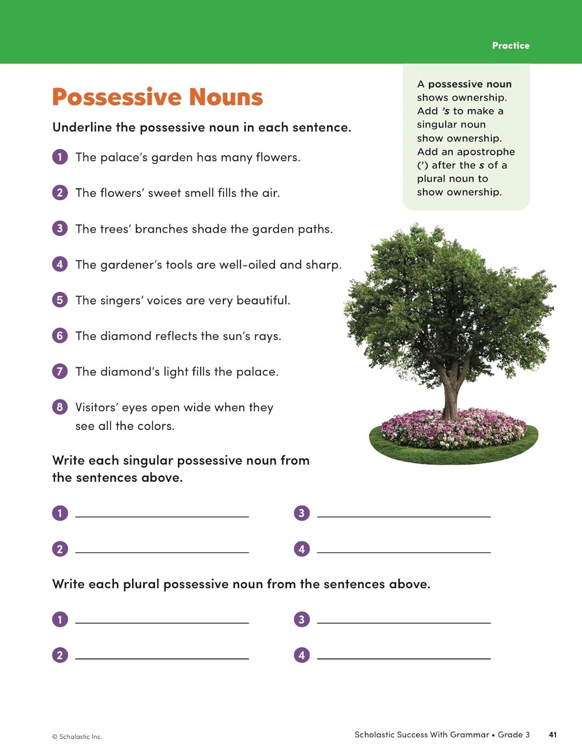 Scholastic Success With Grammar - Grade 3 Workbook