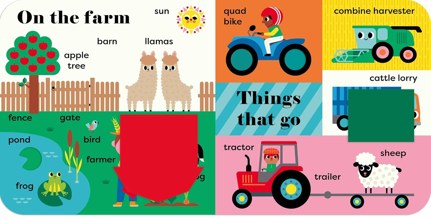 Baby Touch - الموسم - كتاب اللعب باللمس والملمس - كتاب اللوحة