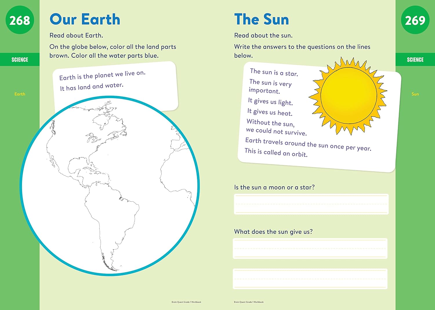 Brain Quest Workbook: Grade 1 - Revised Edition