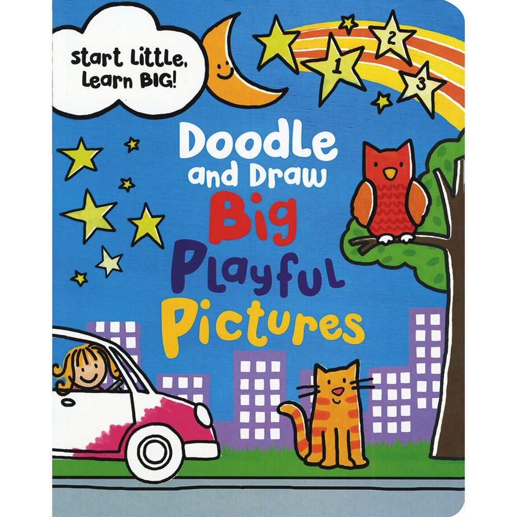 Start Little Learn Big! - Doodle And Draw Big Playful Pictures - ابدأ بالقليل والتعلم الكبير! - رسومات الشعار المبتكرة ورسم صور كبيرة مرحة