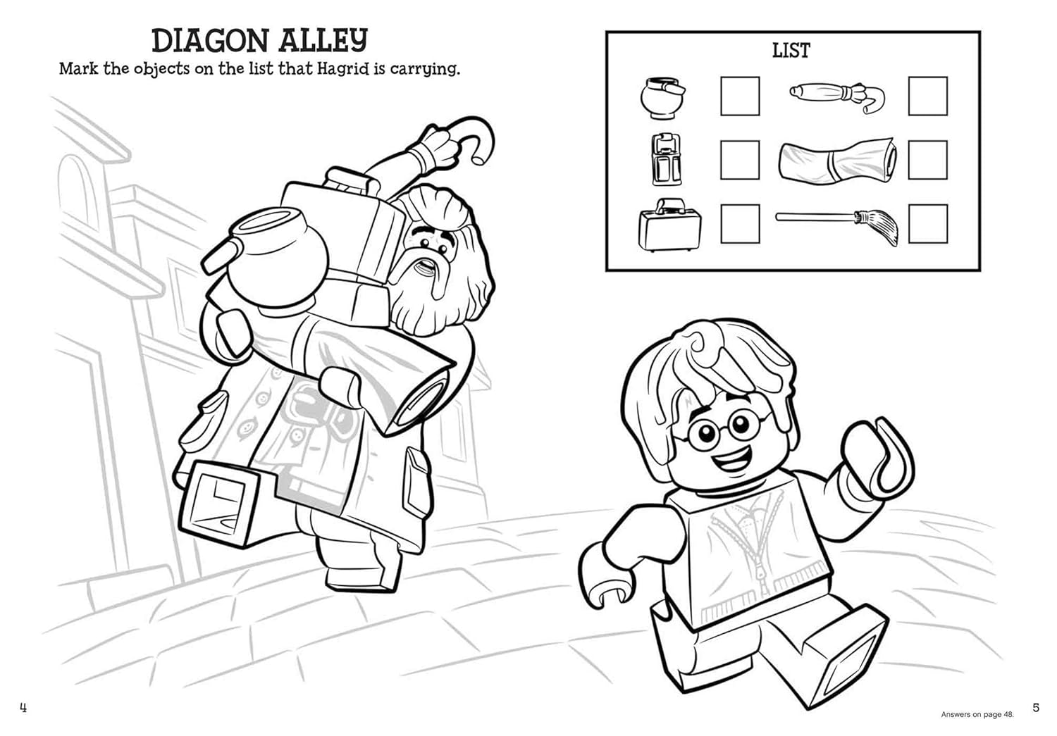 Lego: Harry Potter - Color the Wizarding World! (Color & Activity with Crayons)