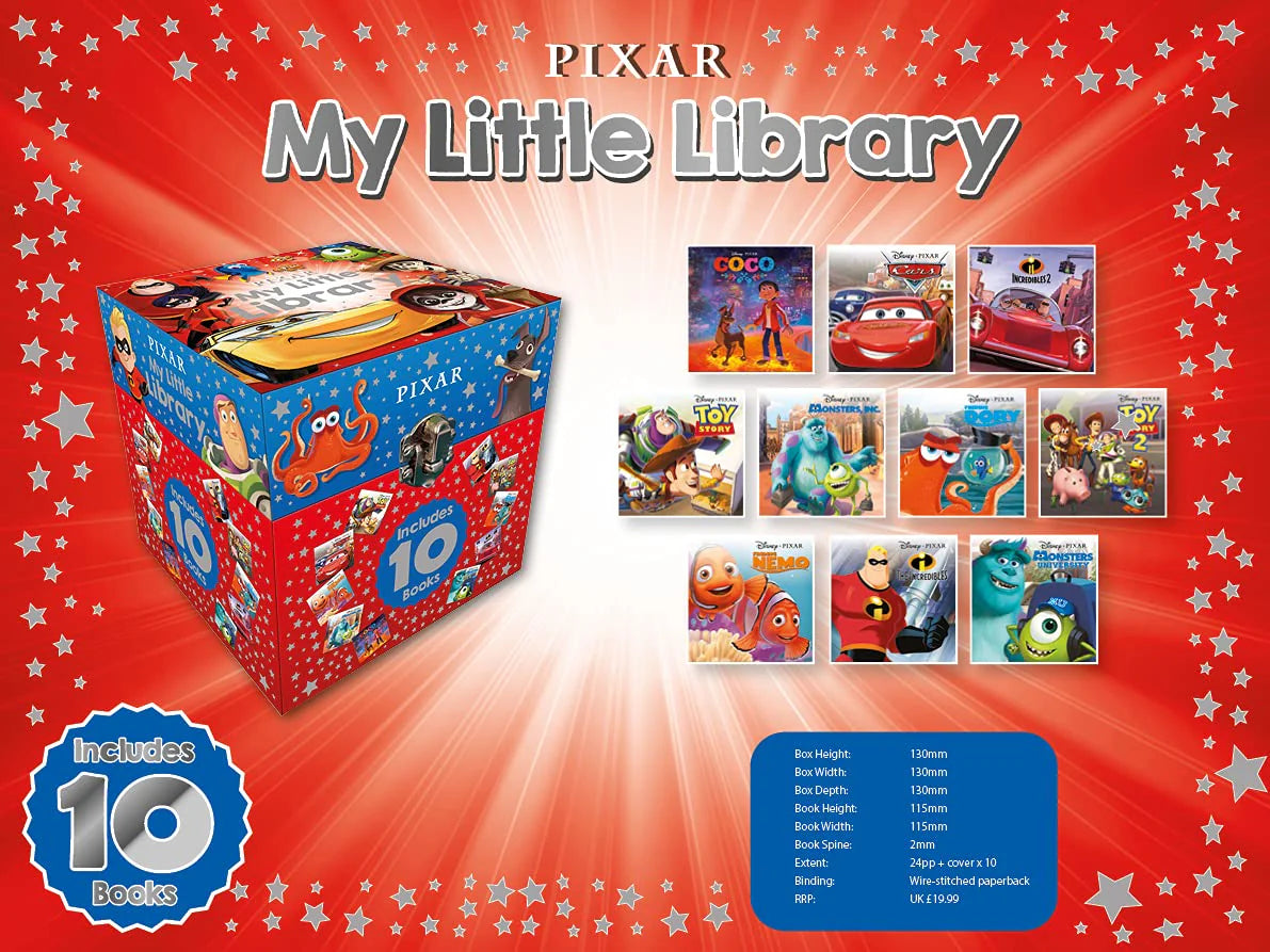 Pixar - My Little Library  - 10 Books - بيكسار - مكتبتي الصغيرة - 10 كتب