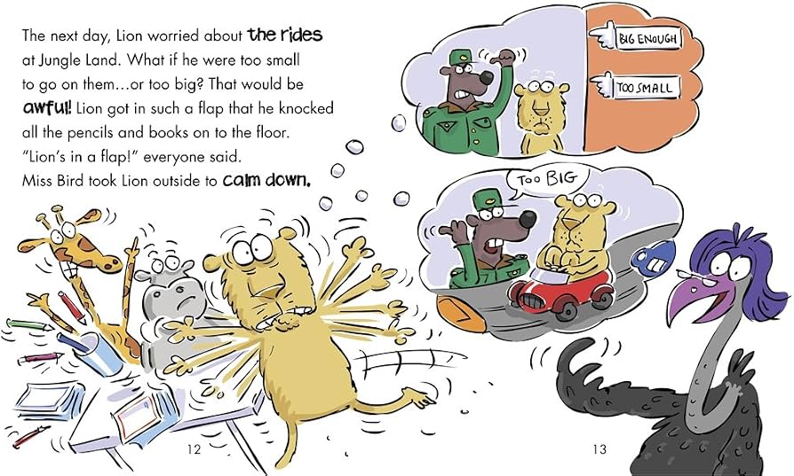 Behaviour Matters!: Lion Feels Worried - السلوك مهم: الأسد يشعر بالقلق