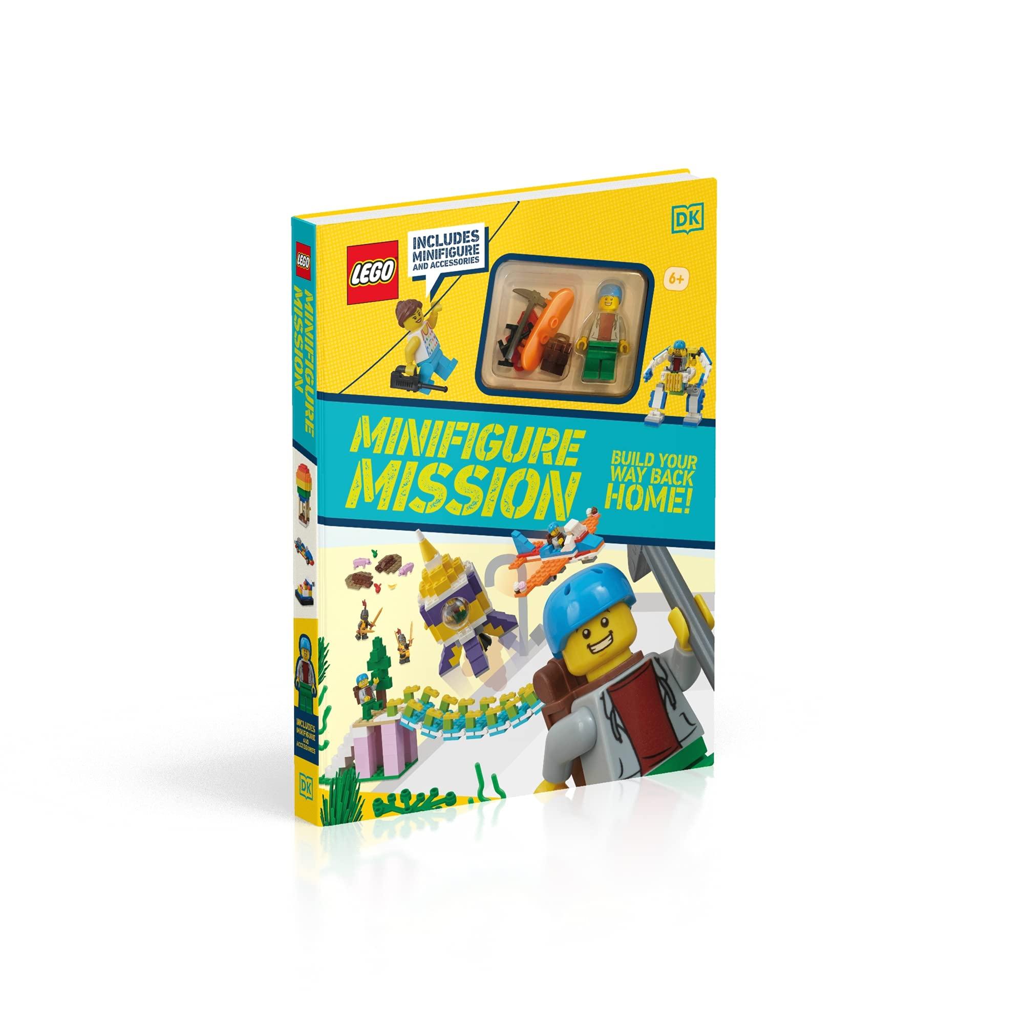 DK Lego - Minifigure Mission - Build Your Way Back Home! (Includes Minifigure & Accessories) - Spectrawide Bookstore