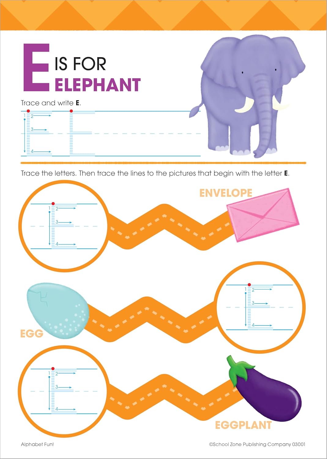 School Zone Alphabet Fun! Write & Reuse Ages 4-6