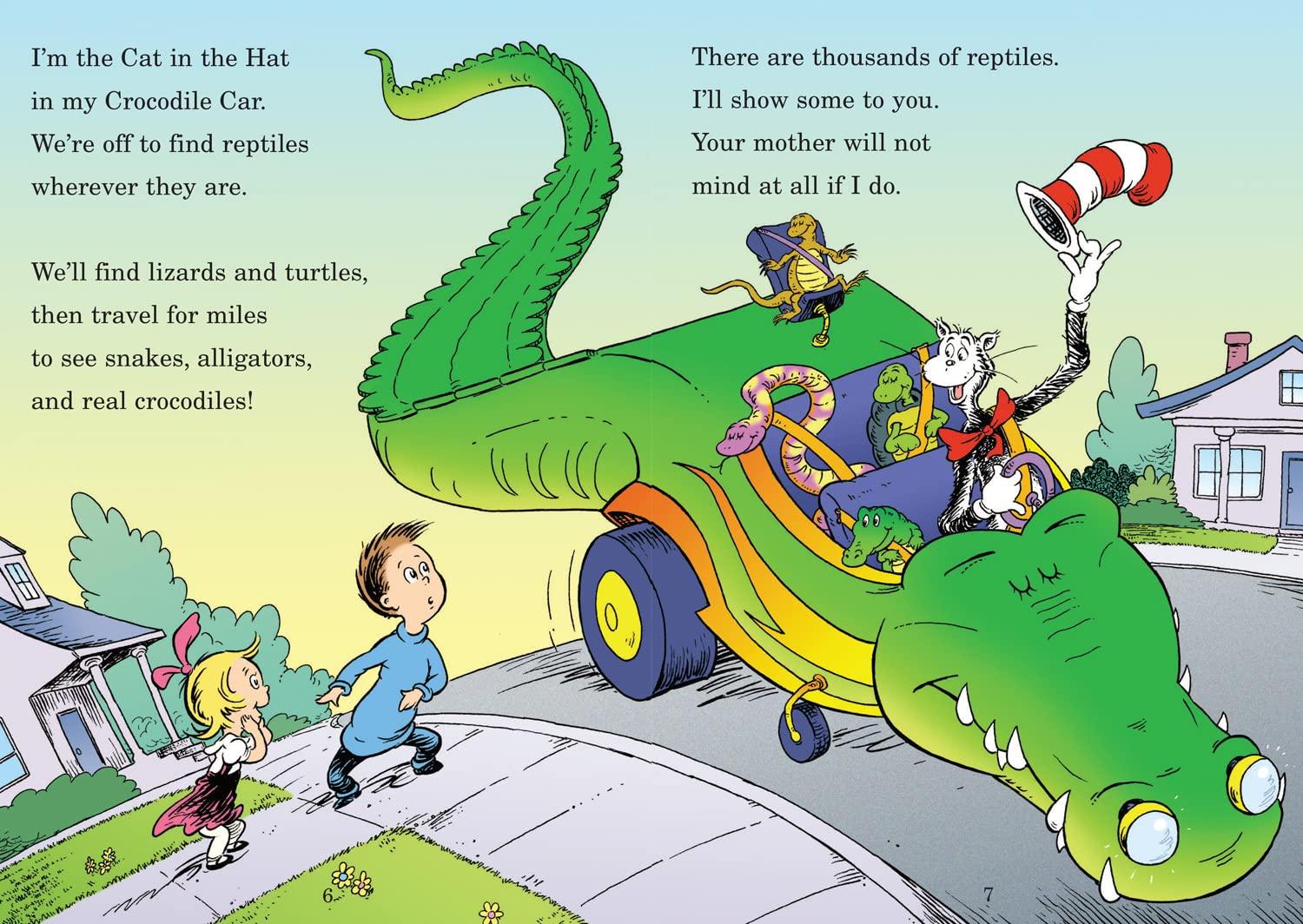 Cat in the Hat - Miles And Miles Of Reptiles: All About Reptiles - Spectrawide Bookstore
