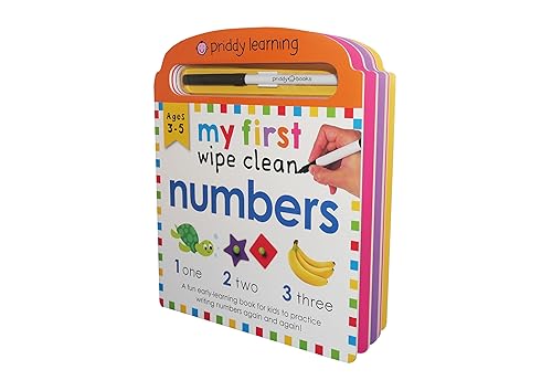 Priddy Learning: My First Wipe Clean Numbers بريدي التعليمية: أول أبجدية لي للمسح والتنظيف بريدي التعليمية: أول أبجدية لي للمسح والتنظيف