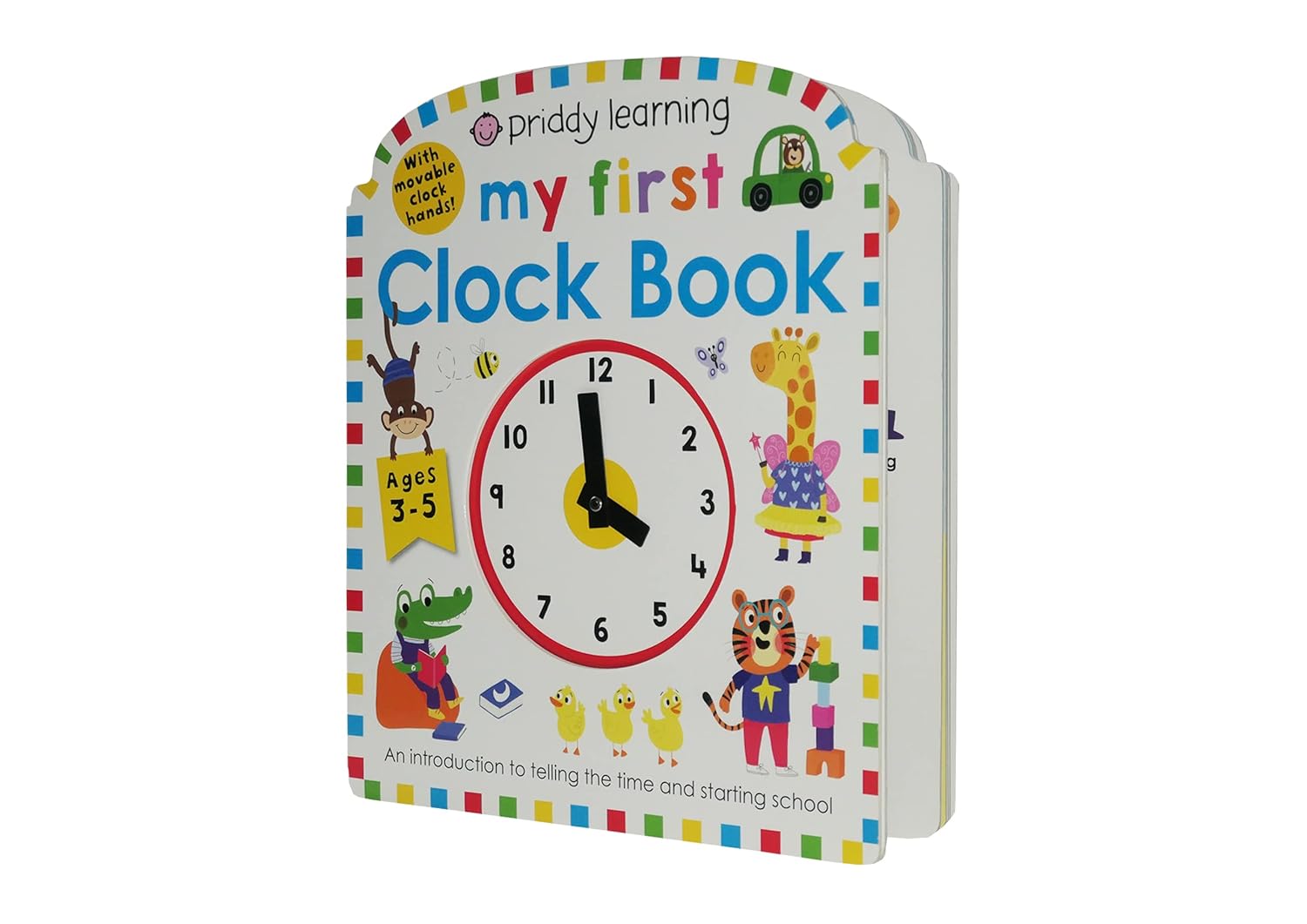 Priddy Learning: My First - Clock Book - Priddy Learning: كتاب ساعتي الأول