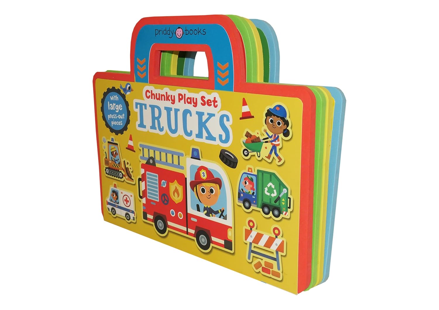 Priddy Books: Trucks - Chunky Play Set - كتب بريدي: الشاحنات - مجموعة لعب سميكة