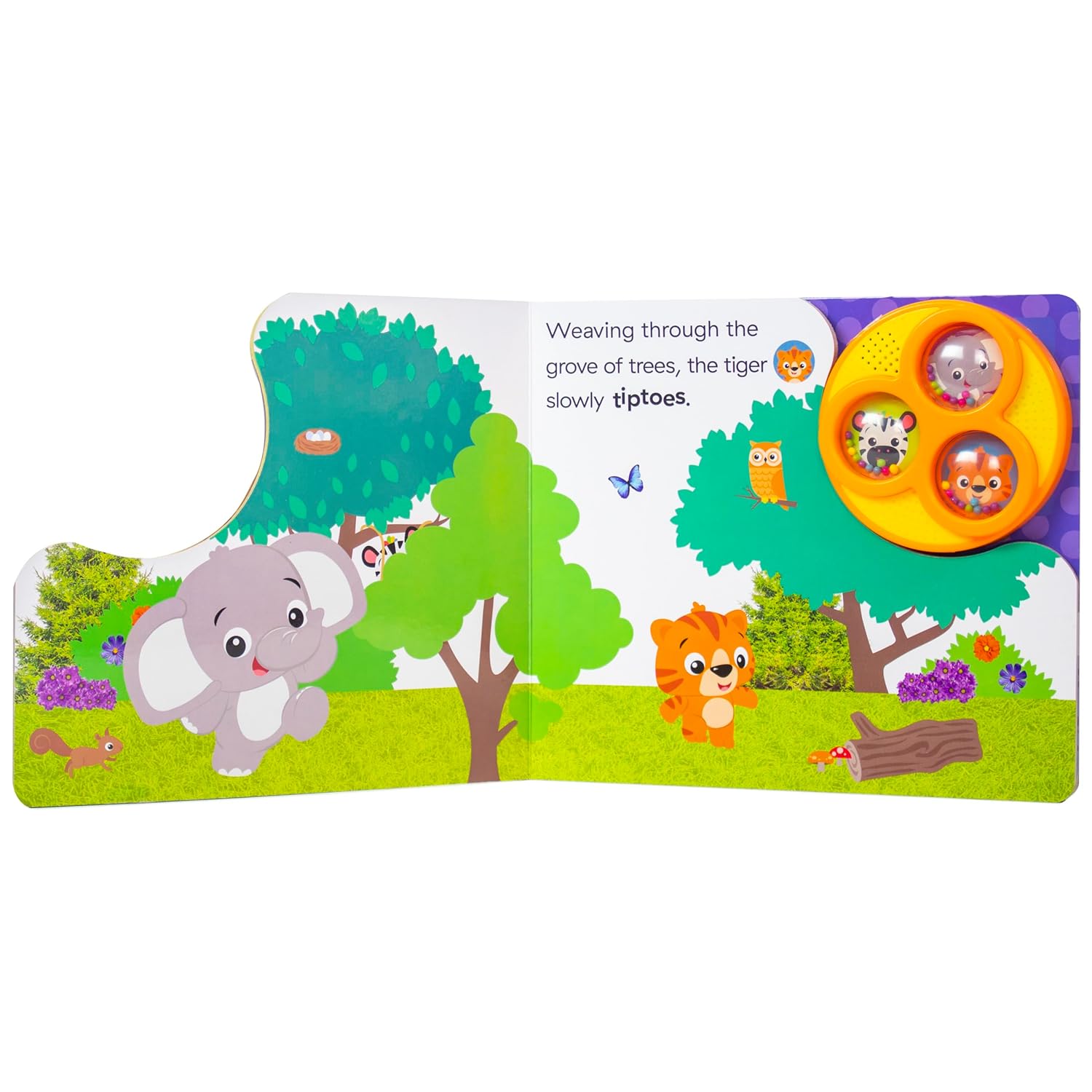 Baby Einstein: بوب! زيبرا تنطلق - كتاب صوتي بأزرار منبثقة