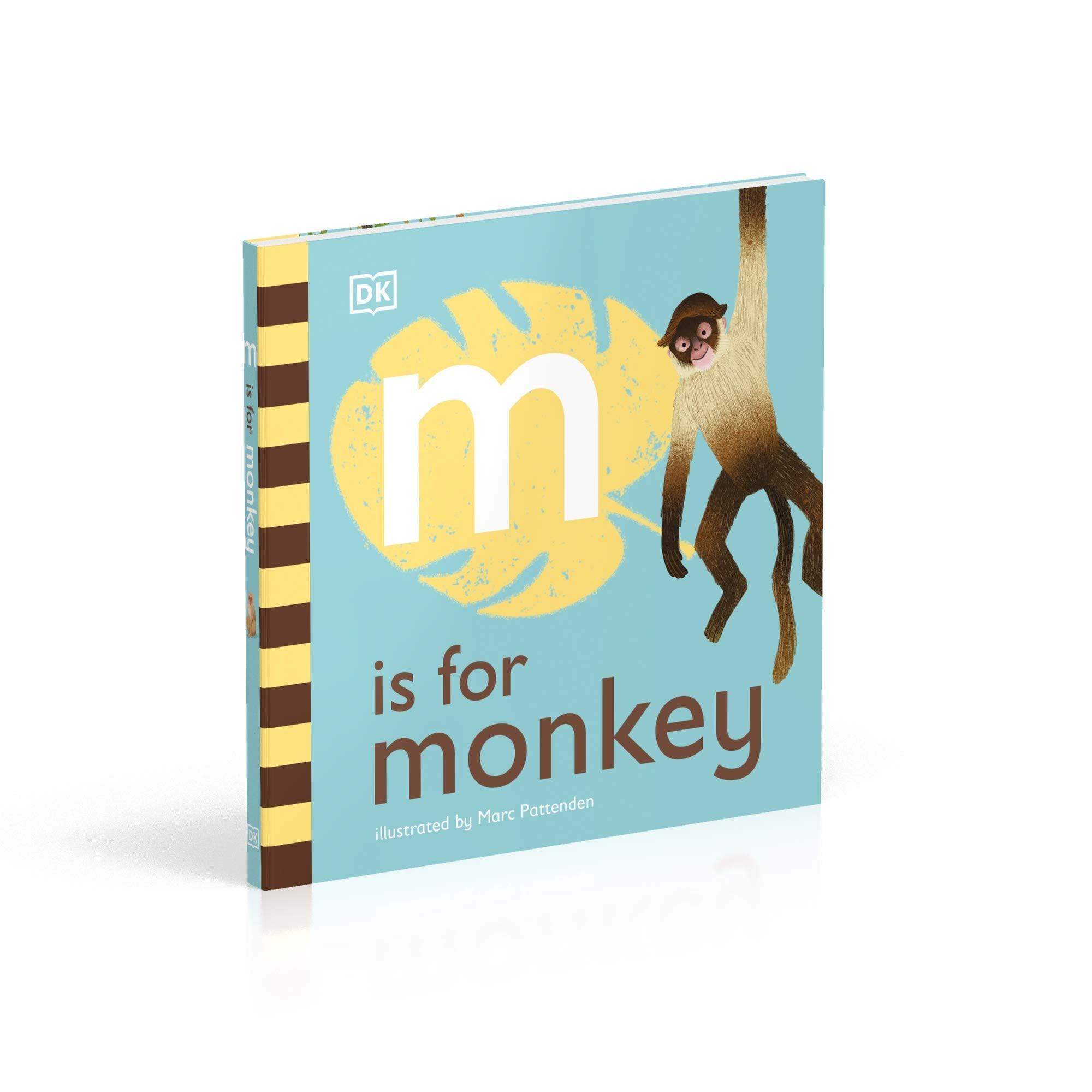 DK Alphabet Book - M is for Monkey - Board Book - Spectrawide Bookstore