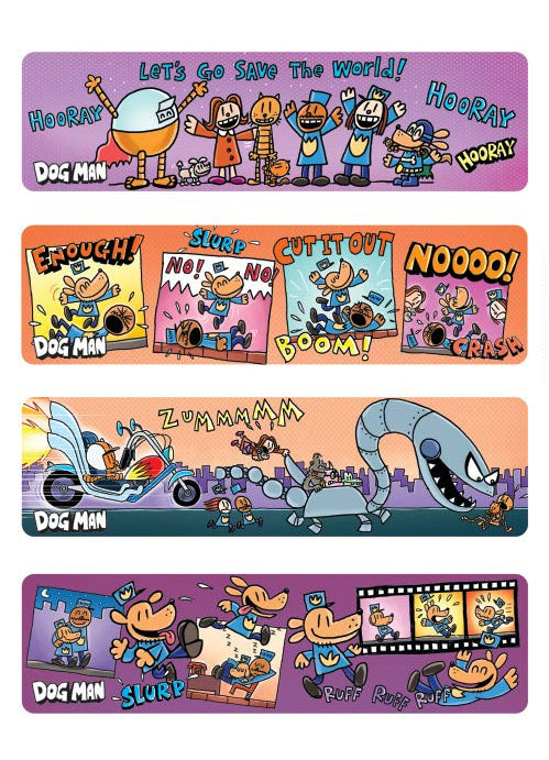 Dog Man: 4 Assorted Bookmark