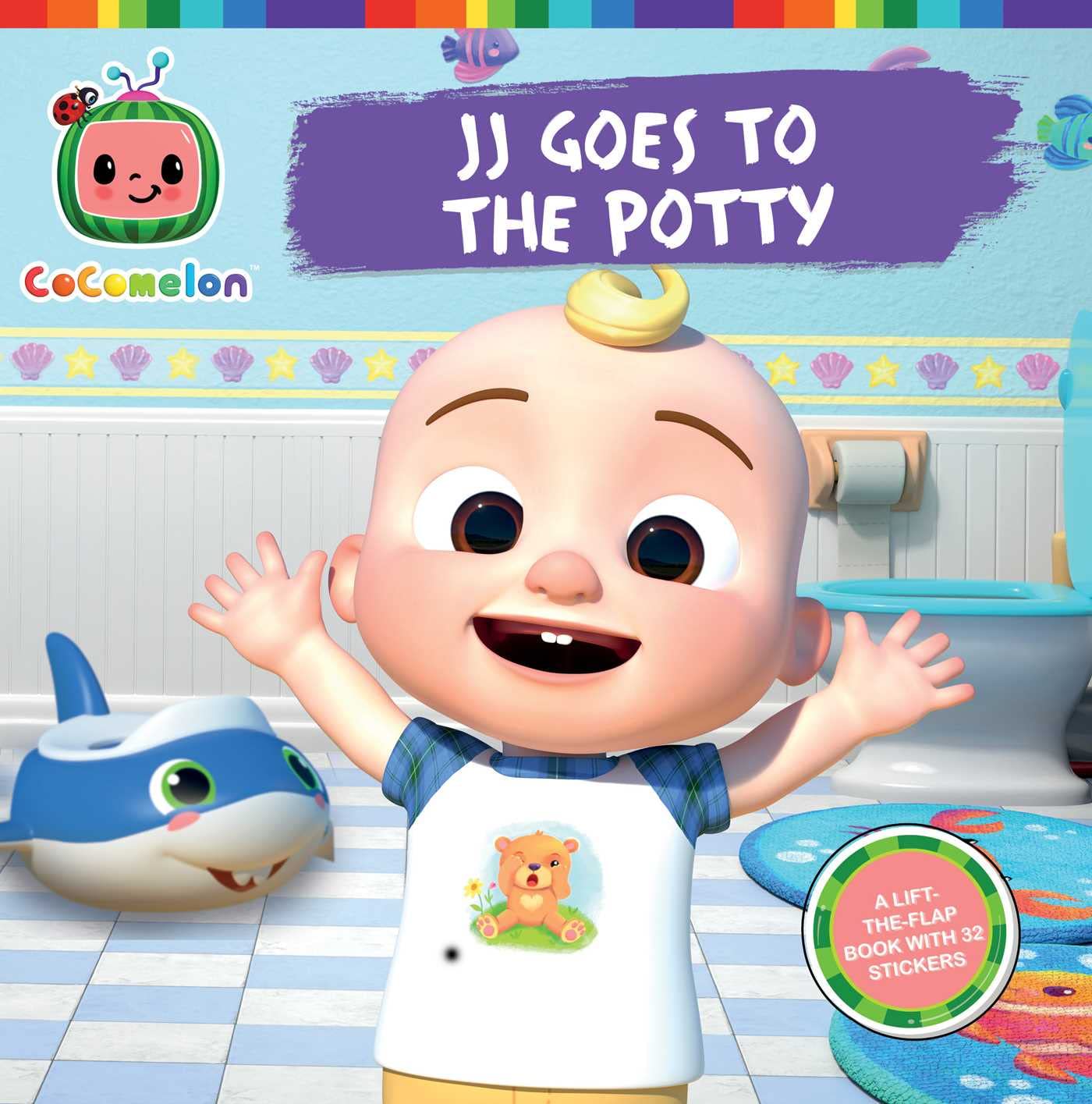Cocomelon - JJ Goes To The Potty (Lift The Flaps) - بيانو بوك ميني ديلوكس - أغاني باو باترول بوبتاستيك
