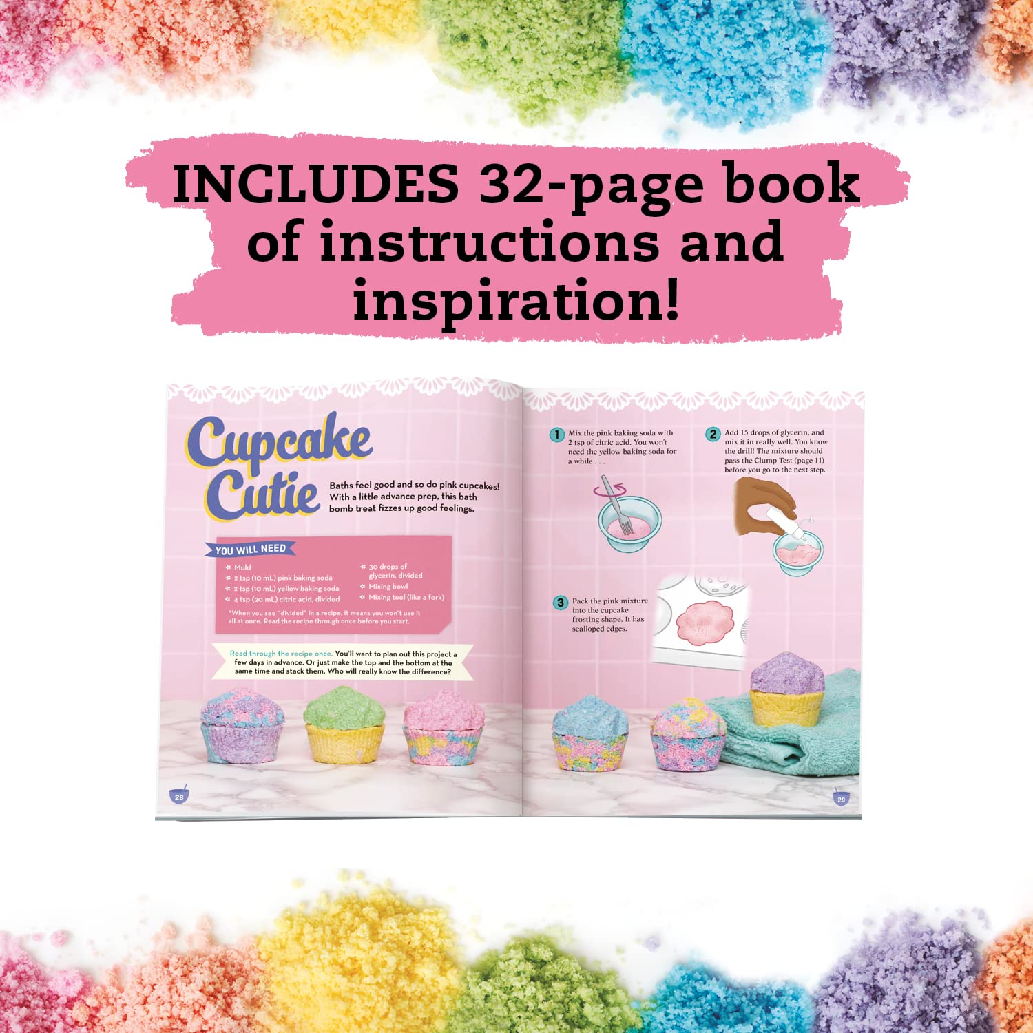 Klutz: Bath Bomb Scented Bakery - Book And Creative Kit