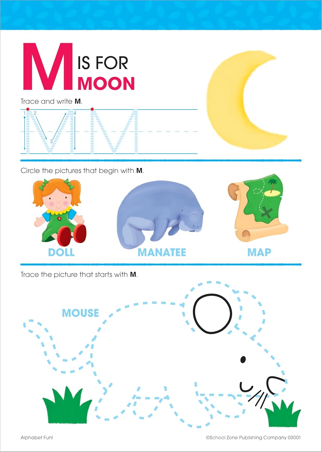 School Zone Alphabet Fun! Write & Reuse Ages 4-6