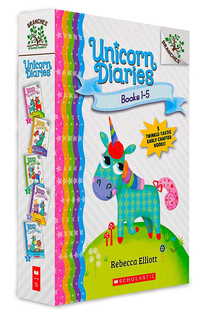 Branches Book - Unicorn Diaries - Book 1-5 - Glitterrific Early Chapter Books! - كتاب الفروع - يوميات يونيكورن - الكتاب 1-5 - كتب الفصل المبكر اللامعة!