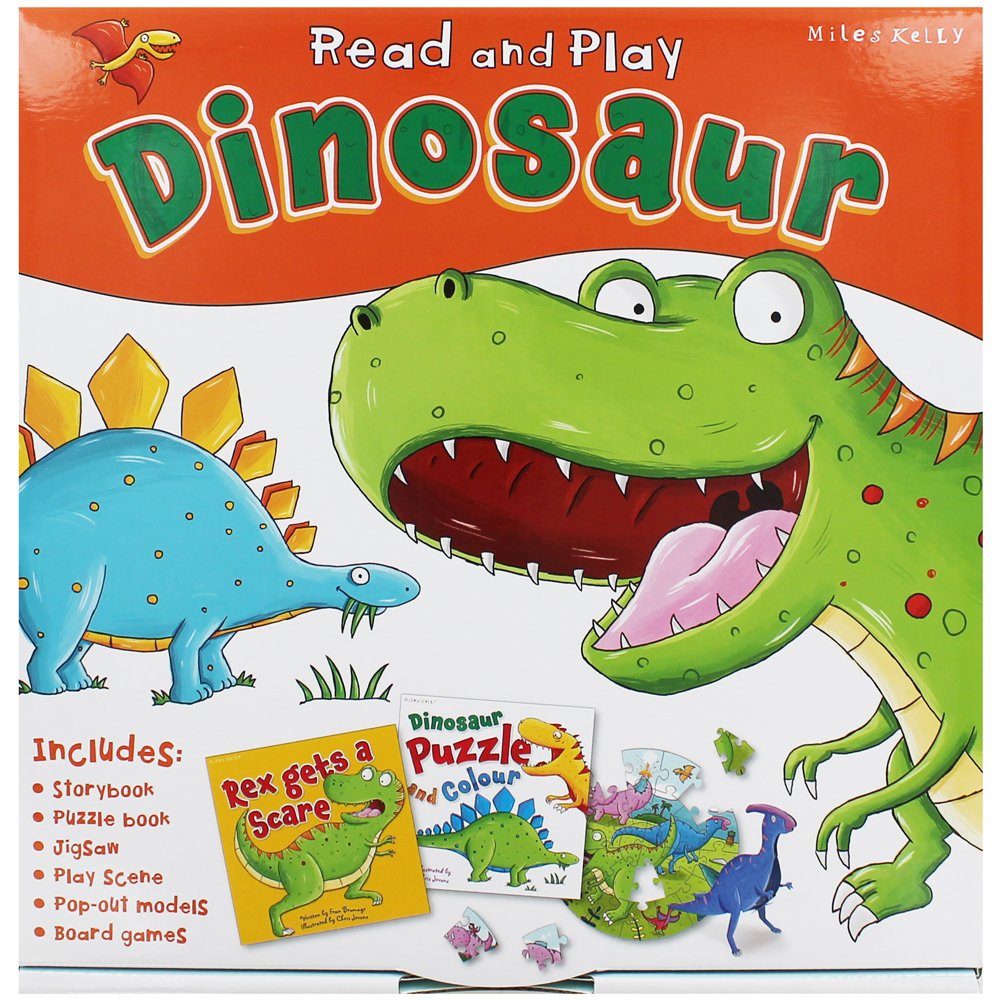 Read and Play - DINOSAUR box - اقرأ والعب - صندوق الديناصورات