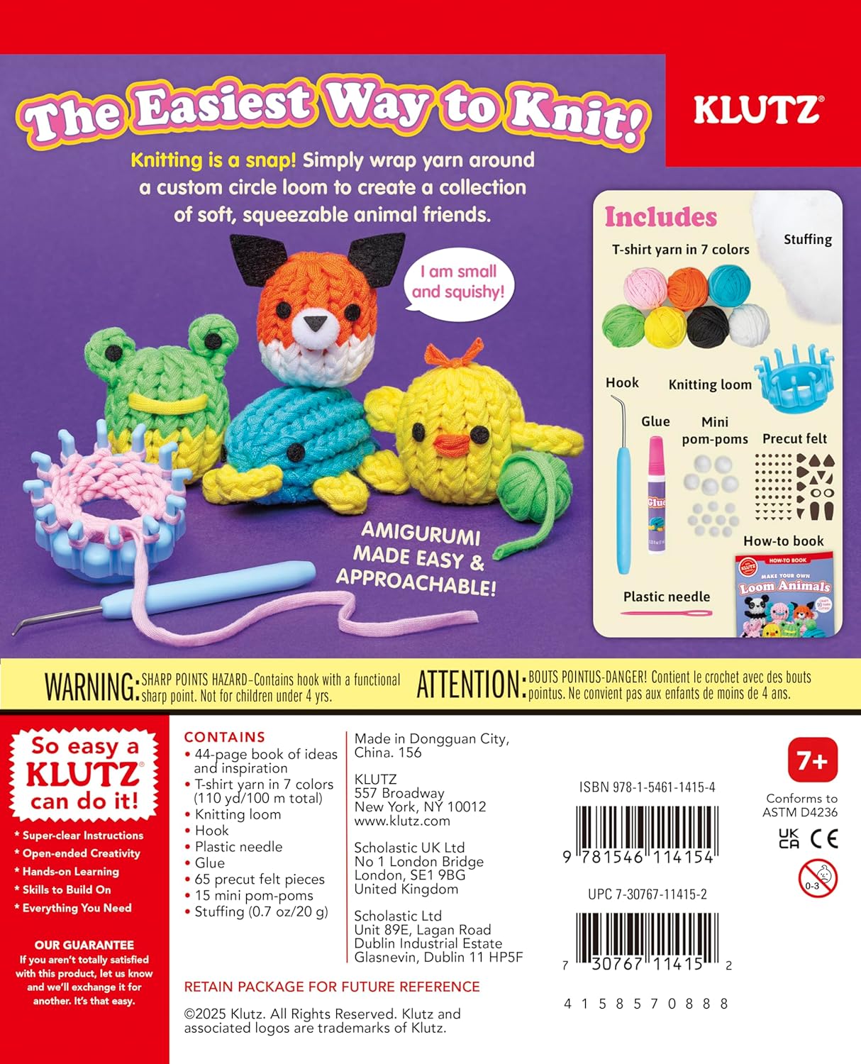 Klutz: Make Your Own Loom Animals - Book & Activity Kit